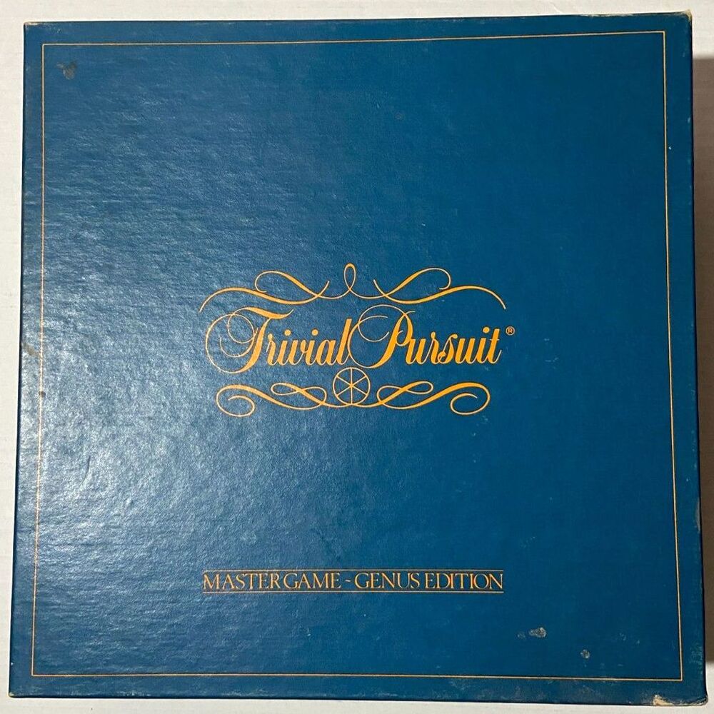 Vintage Original Trivial Pursuit Master Game Genus Edition Complete Box